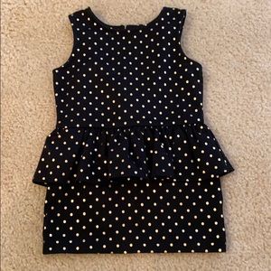 Black/Gold Girls Dress